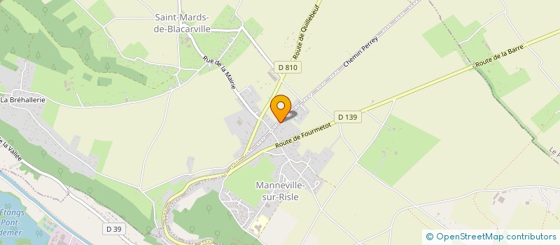 localisation de l'entreprise SCI NORMANDIE GITE  MANNEVILLE-SUR-RISLE