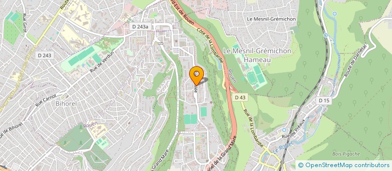 localisation de l'entreprise SCI NORMANDIE HABITAT CONFORT à ROUEN