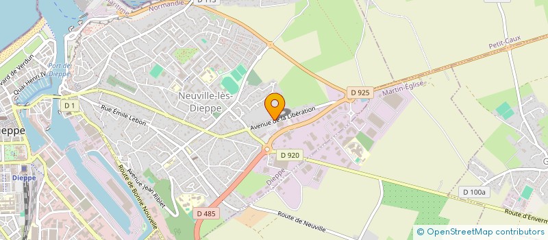 localisation de l'entreprise SCI NORMANDIE IMMOBILIER  DIEPPE