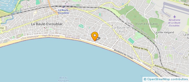 localisation de l'entreprise SCI NORMANDIE NANTES  LA BAULE-ESCOUBLAC