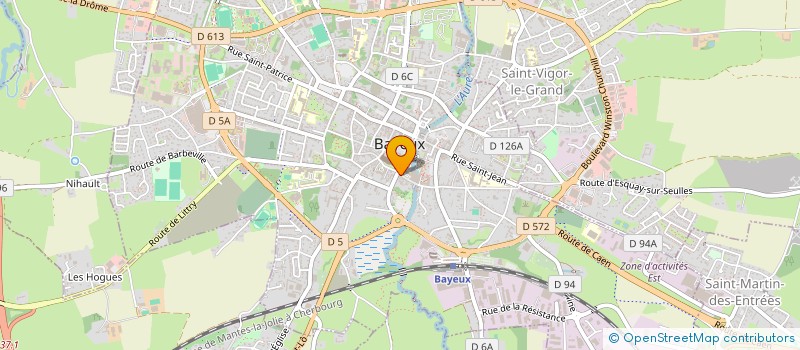 localisation de l'entreprise SCI NORMANDISES  BAYEUX