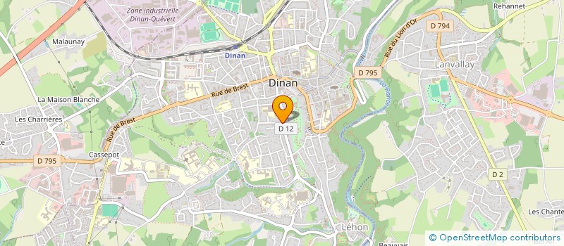 localisation de l'entreprise SCI NORMANDY BRETAGNE  DINAN