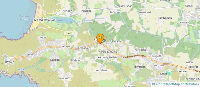 localisation de l'entreprise SCI NORMANT JEANNIC  PLOGOFF