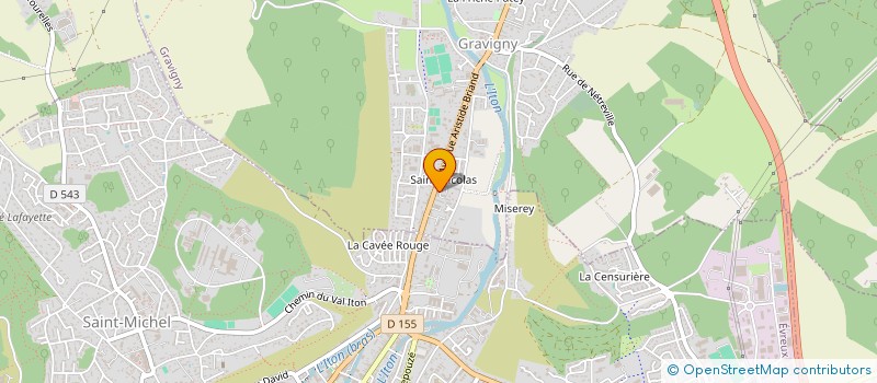 localisation de l'entreprise SCI NORMANVILLAISE à GRAVIGNY