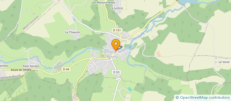 localisation de l'entreprise SCI NORODOM  FONTAINE-LE-BOURG