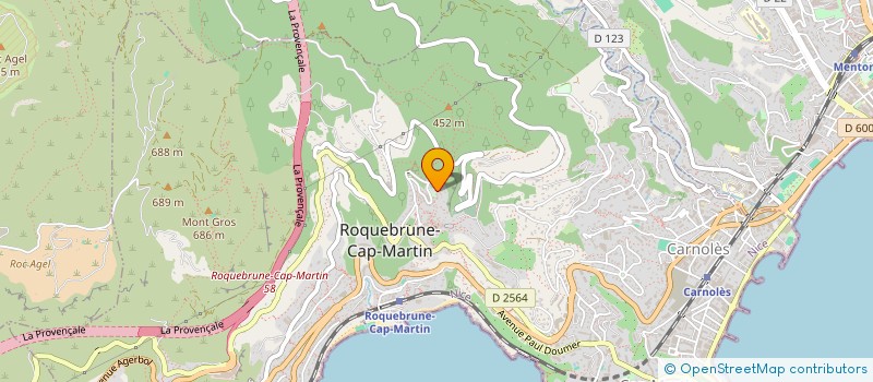 localisation de l'entreprise SCI NORPOIS 2 à ROQUEBRUNE-CAP-MARTIN