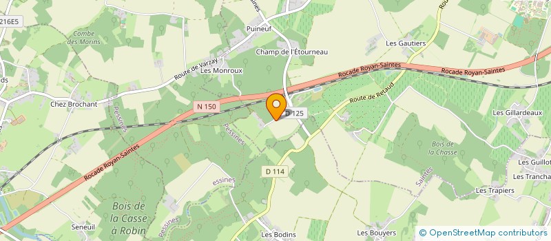 localisation de l'entreprise SCI NORROY LE VENEUR  SAINTES