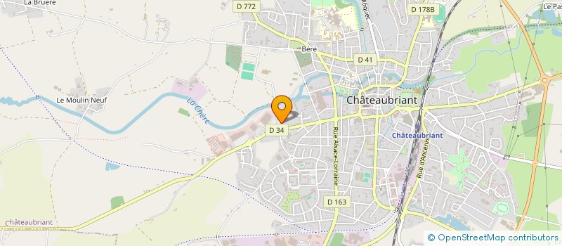 localisation de l'entreprise SCI NORTFICA  CHATEAUBRIANT