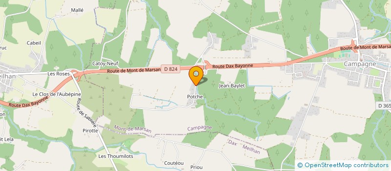 localisation de l'entreprise SCI NORTIA PATRIMOINE  LAGLORIEUSE