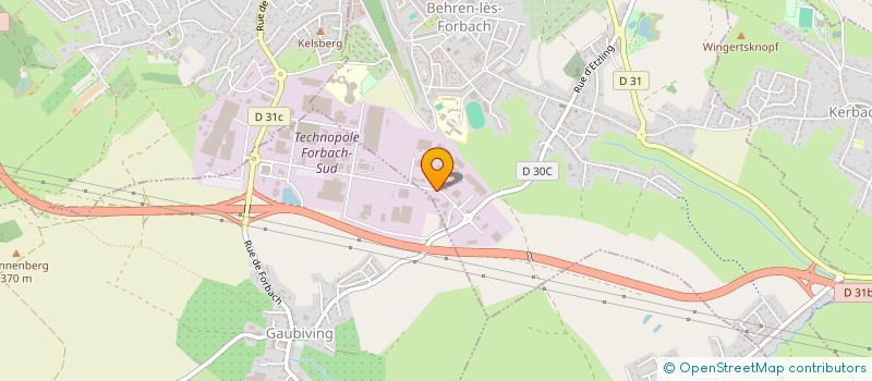 localisation de l'entreprise SCI NORTON  BEHREN-LES-FORBACH