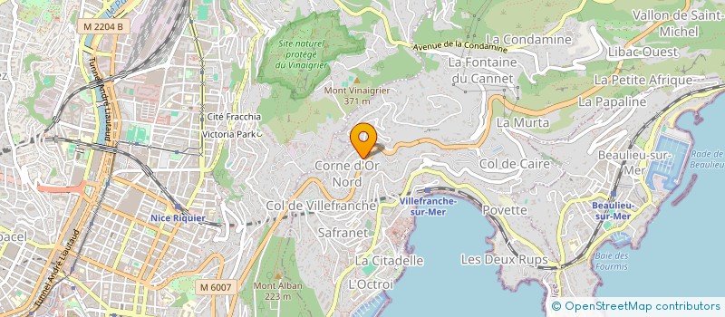 localisation de l'entreprise SCI NORTON à VILLEFRANCHE-SUR-MER