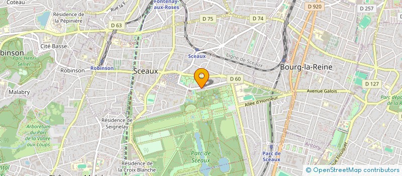 localisation de l'entreprise SCI NORVIC à SCEAUX