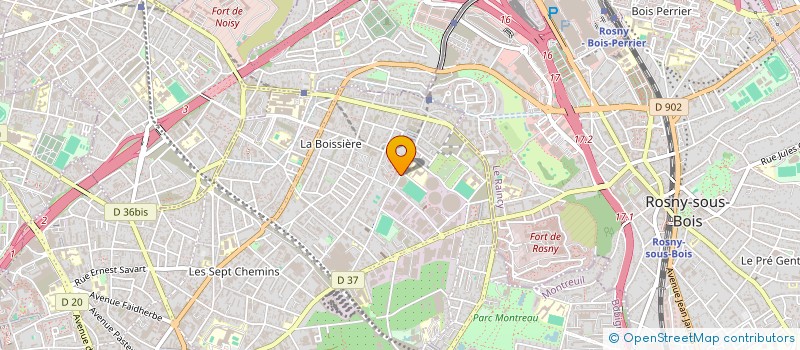 localisation de l'entreprise SCI NORWI à MONTREUIL