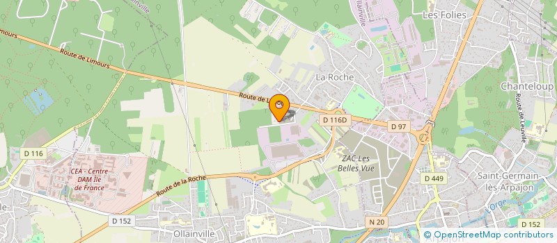 localisation de l'entreprise SCI NOS EFFORTS  OLLAINVILLE