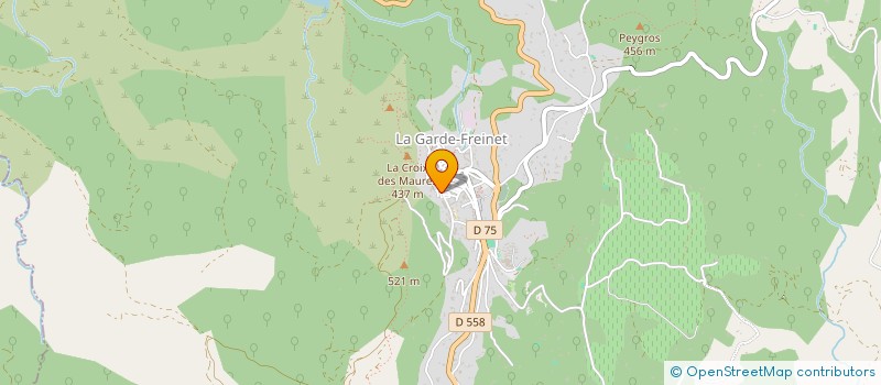 localisation de l'entreprise SCI NOS JOURS HEUREUX à LA GARDE-FREINET