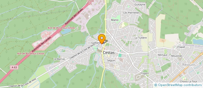 localisation de l'entreprise SCI NOS JOURS HEUREUX  CESTAS