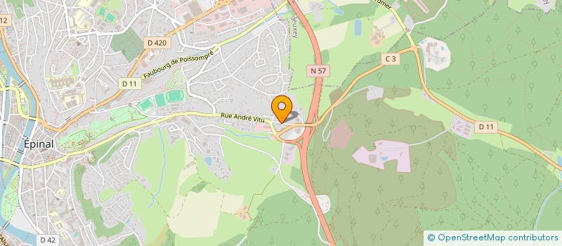 localisation de l'entreprise SCI NOS PAPILLONS à EPINAL