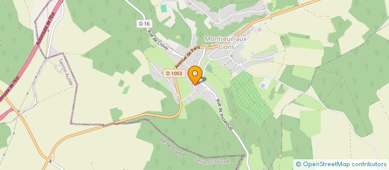 localisation de l'entreprise SCI NOS RACINES  MONTREUIL-AUX-LIONS