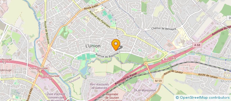 localisation de l'entreprise SCI NOS TREFLES à L'UNION