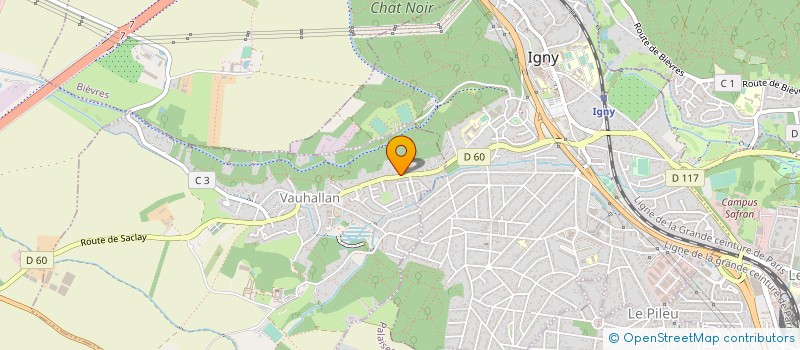 localisation de l'entreprise SCI NOSA AMPIAN  VAUHALLAN