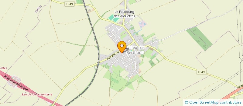 localisation de l'entreprise SCI NOSAL  BAILLEUL-SIR-BERTHOULT