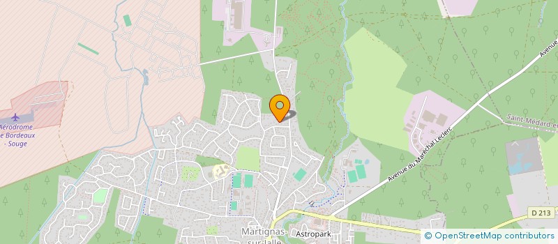 localisation de l'entreprise SCI NOSANJES  MARTIGNAS-SUR-JALLE