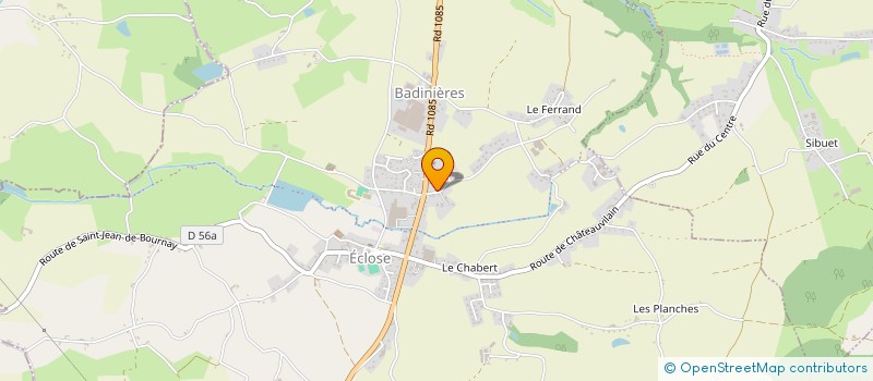 localisation de l'entreprise SCI NOSARELI  ECLOSE-BADINIERES