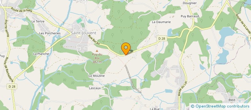 localisation de l'entreprise SCI NOSAVENIR à SAINT-JOUVENT