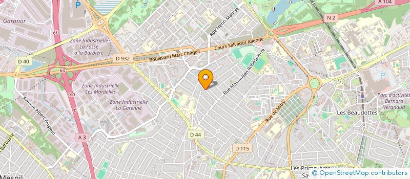 localisation de l'entreprise SCI NOSK HABITAT à AULNAY-SOUS-BOIS