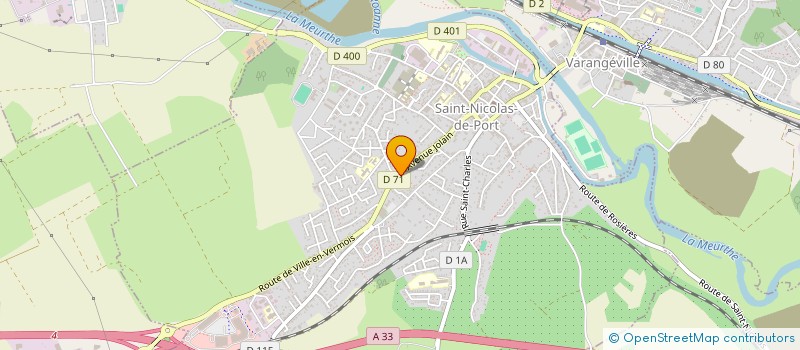 localisation de l'entreprise SCI NOSNAM  SAINT-NICOLAS-DE-PORT