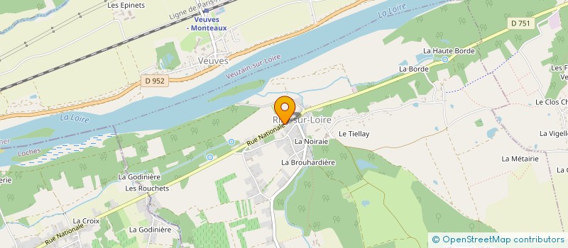 localisation de l'entreprise SCI NOSNOW  RILLY-SUR-LOIRE