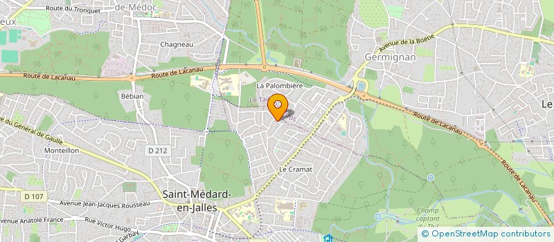 localisation de l'entreprise SCI NOSONI  SAINT-MEDARD-EN-JALLES