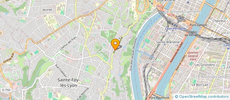 localisation de l'entreprise SCI NOSTALGIE  SAINTE-FOY-LES-LYON