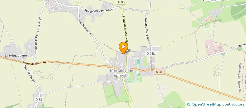 localisation de l'entreprise SCI NOSTALGIE  MARTAINVILLE-EPREVILLE