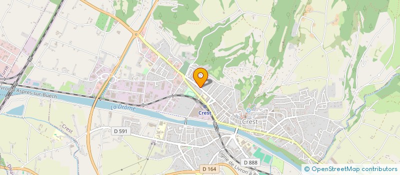 localisation de l'entreprise SCI NOSTELI  CREST