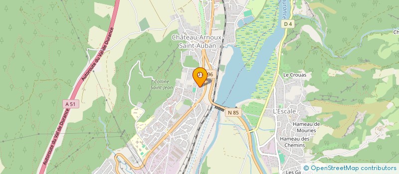 localisation de l'entreprise SCI NOSTI OUSTALET  CHATEAU-ARNOUX-SAINT-AUBAN