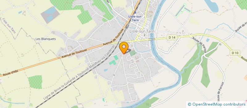 localisation de l'entreprise SCI NOSTRA CASA à LISLE-SUR-TARN