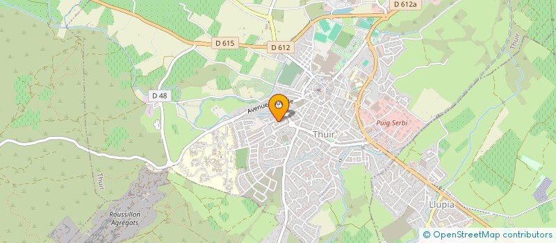 localisation de l'entreprise SCI NOSTRA CASA  THUIR