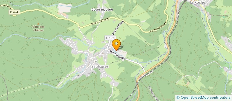 localisation de l'entreprise SCI NOSTRA FUTURA  SAULXURES