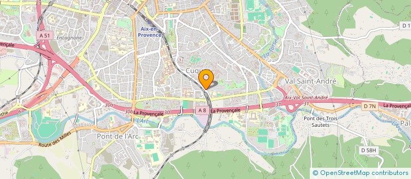 localisation de l'entreprise SCI NOSTRADAMUS à AIX-EN-PROVENCE