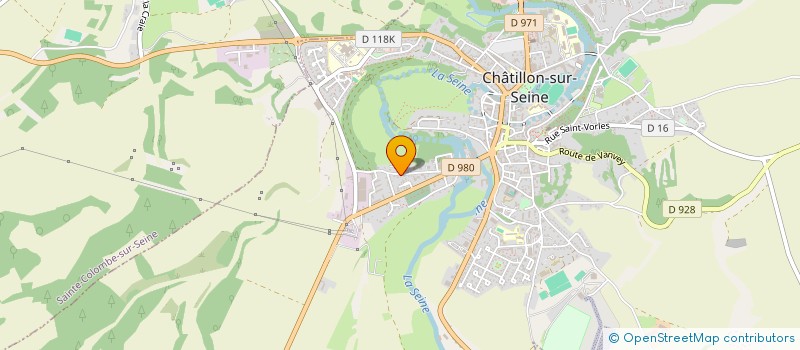 localisation de l'entreprise SCI NOSTRO  CHATILLON SUR SEINE