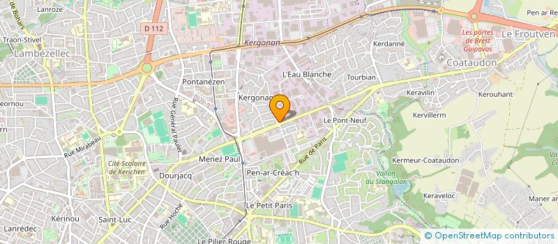 localisation de l'entreprise SCI NOSYLA  BREST