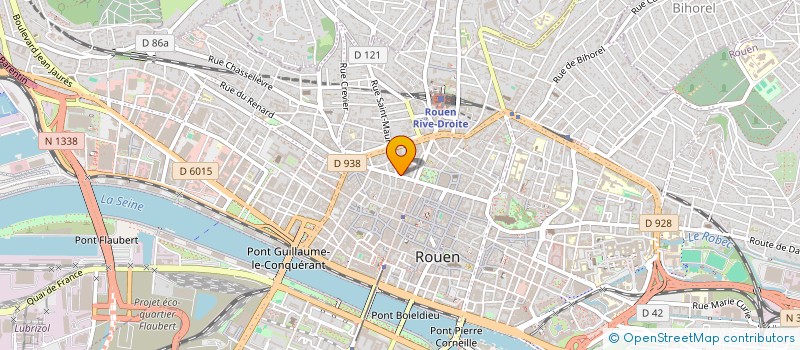 localisation de l'entreprise SCI NOT.34 BIS.  ROUEN