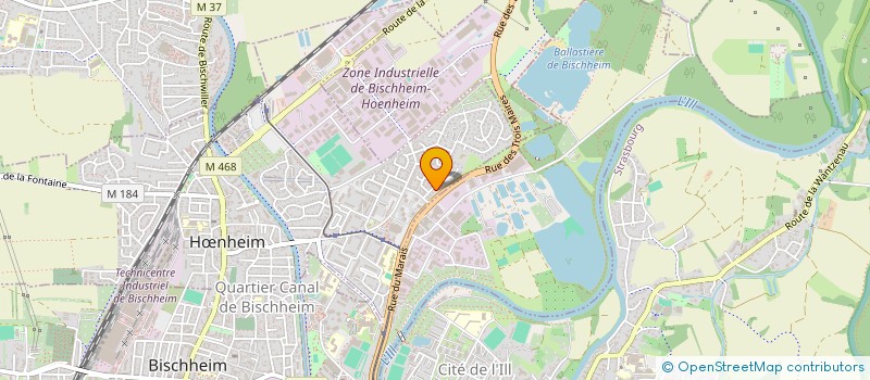 localisation de l'entreprise SCI NOT  HNHEIM