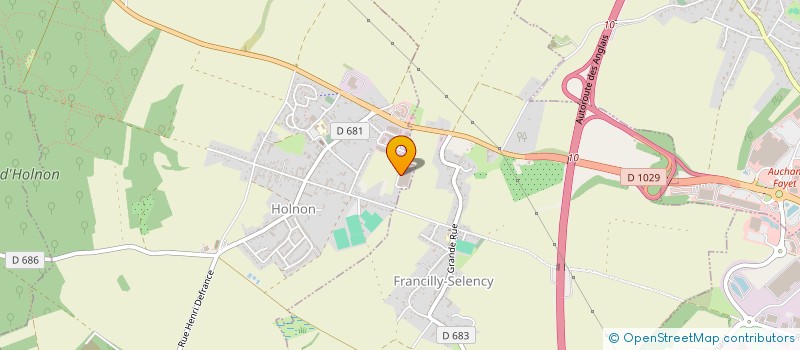 localisation de l'entreprise SCI NOT  HOLNON