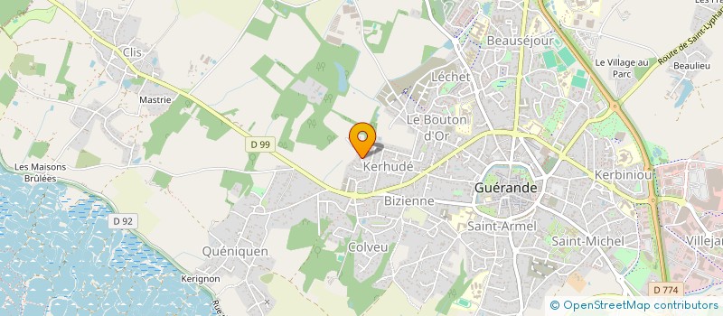 localisation de l'entreprise SCI NOT PRESQU'ILE  GUERANDE