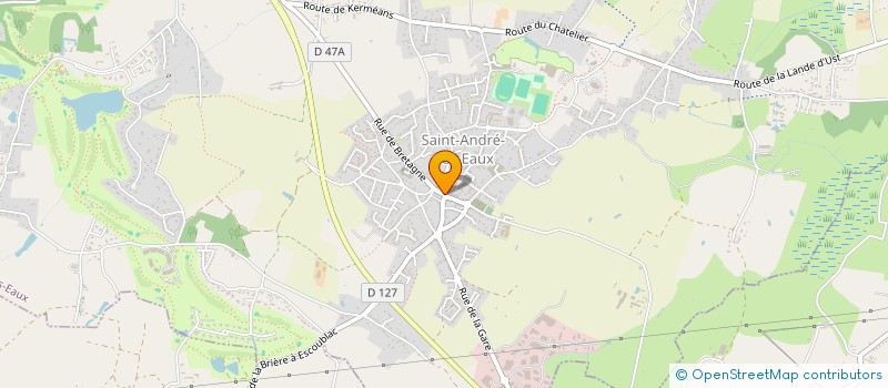 localisation de l'entreprise SCI NOT SAINT-ANDRE  SAINT-ANDRE-DES-EAUX