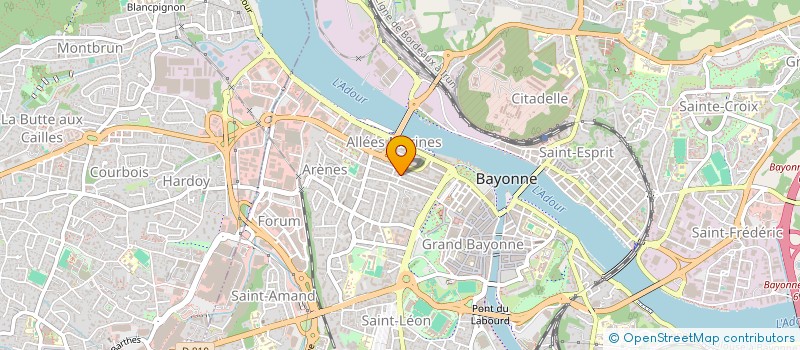 localisation de l'entreprise SCI NOTA SAINT-MARTIN à BAYONNE