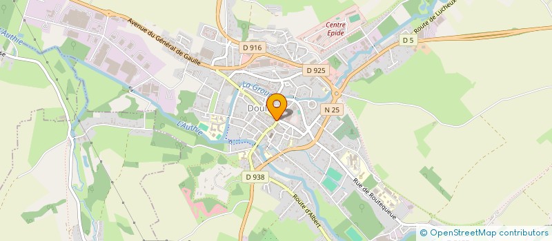 localisation de l'entreprise SCI NOTABOURG  DOULLENS