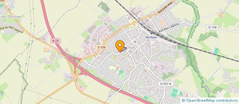 localisation de l'entreprise SCI NOTABOX  ORCHIES